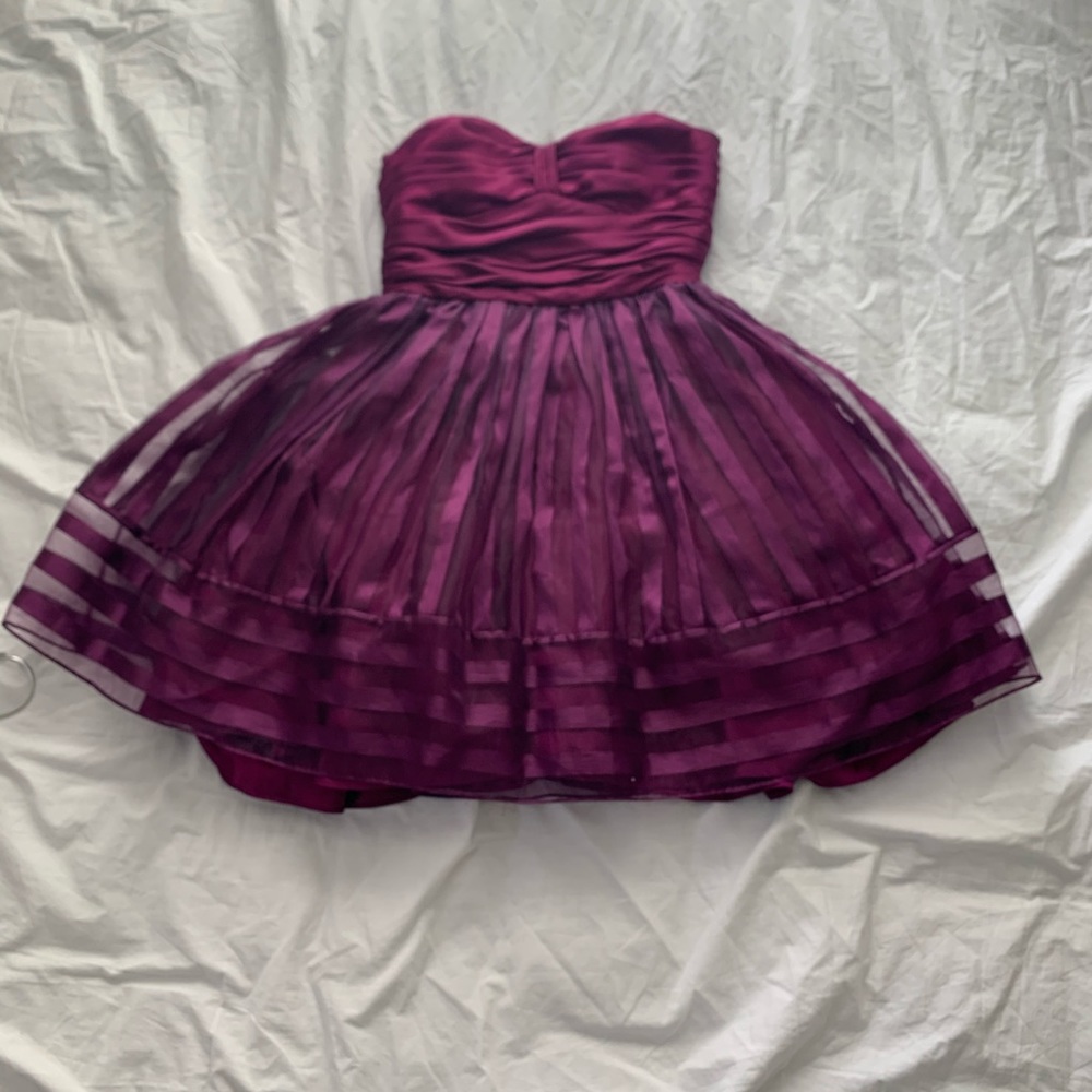Purple Short Prom Dress